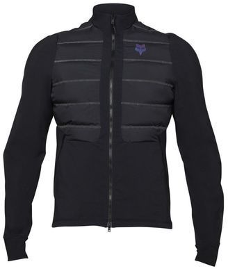 Велокуртка FOX FLEXAIR FIRE HYBRID Jacket - LUNAR, Black, XL фото