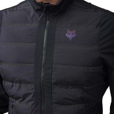 Велокуртка FOX FLEXAIR FIRE HYBRID Jacket - LUNAR, Black, XL фото