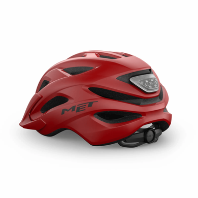 Шолом MET CROSSOVER red glossy фото