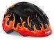 Шлем детский MET HOORAY black flames glossy S (52-56)