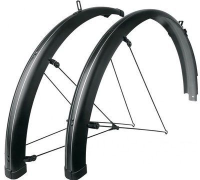 Крила SKS BLUEMELS STRIPES 28", 45 mm, Black/Grey