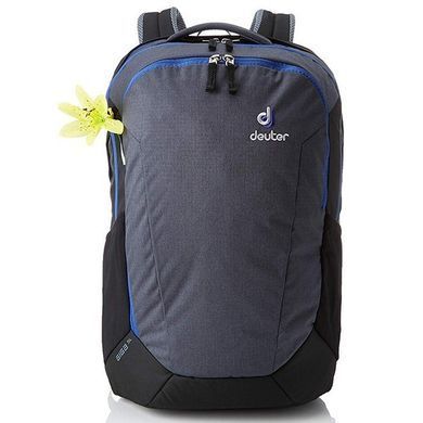 Рюкзак DEUTER Giga SL graphite-black молния синяя фото