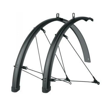 Крила SKS BLUEMELS STRIPES 28", 65 mm, Black/Grey