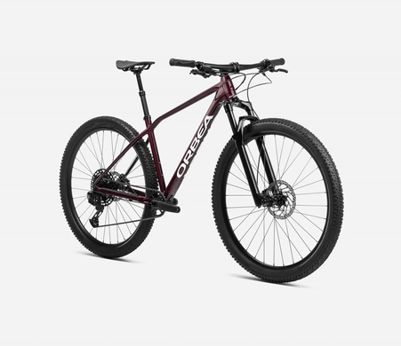 Велосипед 29" Orbea ALMA H30 (2025) metallic dark red/chic white gloss фото