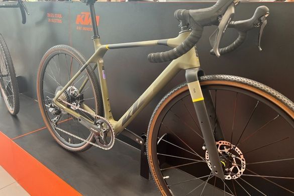 Велосипед 28" KTM X-STRADA ELITE (2024), оливково-сірий-матовий фото