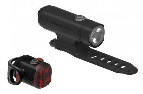 Комплект света Lezyne CLASSIC DRIVE 500XL / FEMTO USB DRIVE PAIR, Черный матовый