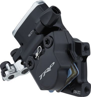 Тормоз гидромеханический TRP HY/RD HD-C711, Flat Mount, черный фото