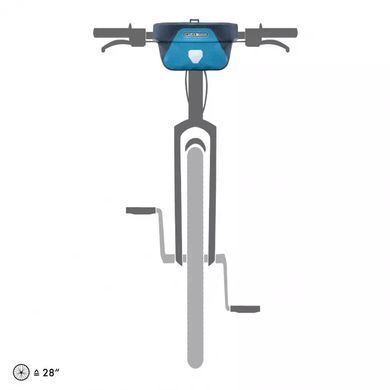 Сумка велосипедная на кермо Ortlieb Ultimate Six Plus, 5 л, dusk blue-steel blue фото
