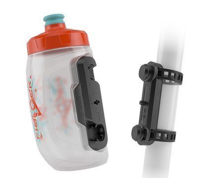 Фляга 450ml Fidlock Twist Set (uni base), clear/orange