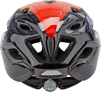 Шолом MET CROSSOVER Black Orange фото