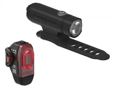 Комплект света Lezyne CLASSIC DRIVE 500XL / KTV PRO PAIR, Черный матовый