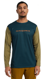 Велофутболка RaceFace Indy LS Jersey Pine M фото