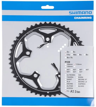 Звезда шатунов Shimano FC-RS500, 52T for 52-36T фото