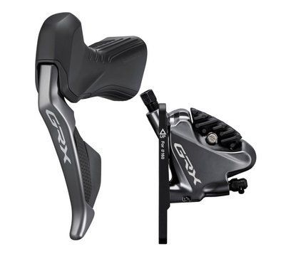 Тормоз Shimano RX815, GRX Di2, 2 speed (BR-RX810), дисковый, гидравлический, передний фото