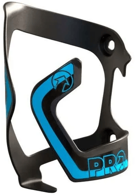 Флягодержатель PRO, боковая загрузка слева, black/blue фото