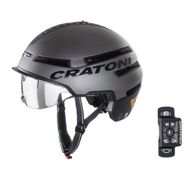 Велошолом Cratoni Smart Ride M чорний фото