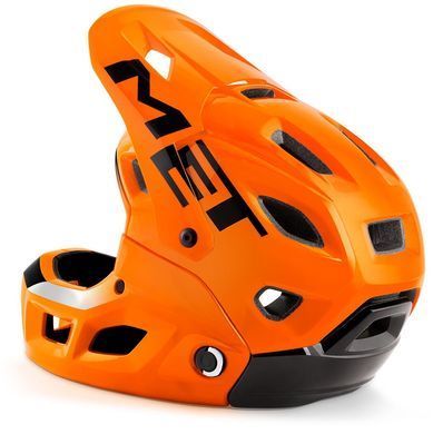 Шлем MET PARACHUTE MCR MIPS Orange Black фото