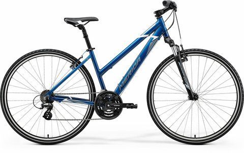 Велосипед 28&Prime; Merida Crossway Lady 10-V (2023) blue фото