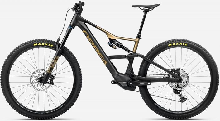 Велосипед 29" Orbea RISE LT H10 630Wh (2025), L, diamond black-splash olive green matt фото