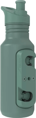 Фляга металическая 400ml Fidlock Twist Set (bike base), green