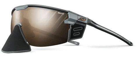 Очки Julbo ULTIMATE Cover (Reactiv Performance 2-4 DL SILVER) dark gray / gray фото