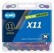 Ланцюг KMC X11, 11 speed, 118 links, oil slick, Waxed (змащений парафіновим мастилом KMC GO WAX) + замок
