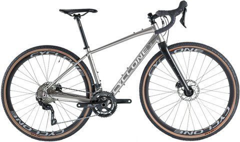 Велосипед 28" Cyclone GSX (2022) silver фото