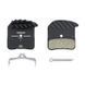Гальмівні колодки Shimano H03A SAINT/DEORE XT, органіка, з радіатором