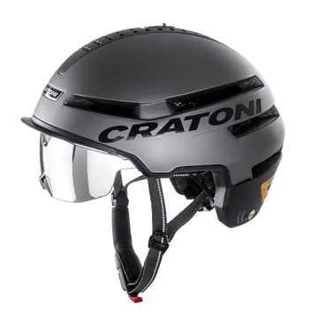 Велошолом Cratoni Smart Ride M темно-сірий фото