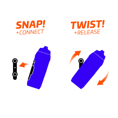 Фляга 600ml Fidlock Twist x Keego Single bottle (bottle connector), blue