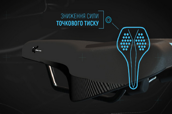 Сідло ONRIDE Grouse, Double Memory сталеві рамки фото