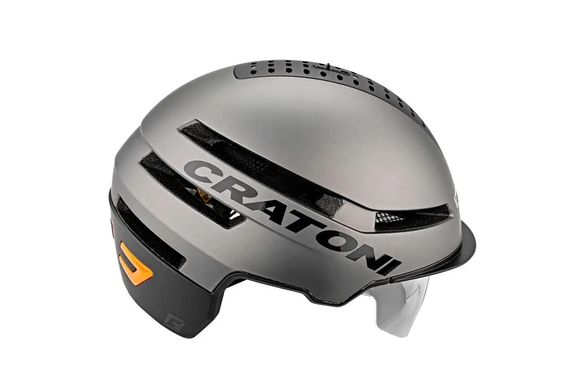 Велошолом Cratoni Smart Ride M темно-сірий фото