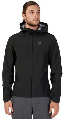 Велокуртка FOX RANGER 2.5L WATER, Classic Waterproof Jacket, Black, XXL фото