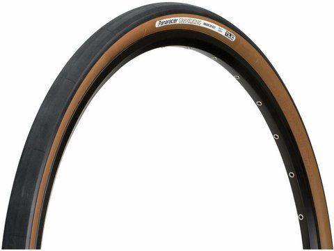 Покрышка 28" Panaracer Gravelking Slick 700x38C black/brown