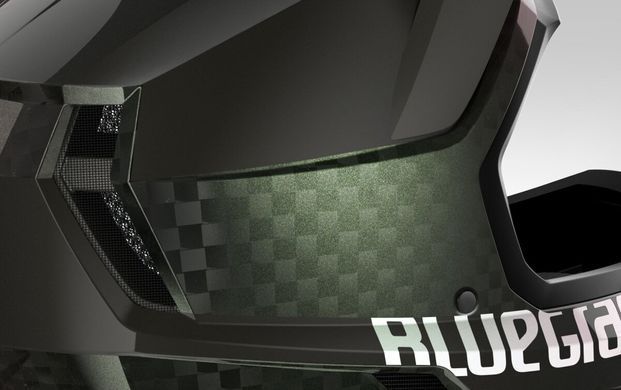 Шолом BLUEGRASS LEGIT CARBON BLACK | GLOSSY M фото