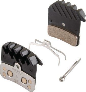 Гальмівні колодки Shimano H03С SAINT/DEORE XT, метал, з радіатором
