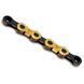 Цепь KMC X12, 12 speed, 126 links, gold/black + замок