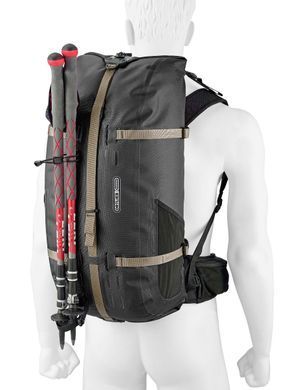 Рюкзак велосипедний Ortlieb Atrack black-beige фото