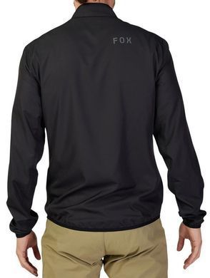 Велокуртка FOX RANGER WIND Jacket, Ultra-Light Ripstop, Black, XL фото