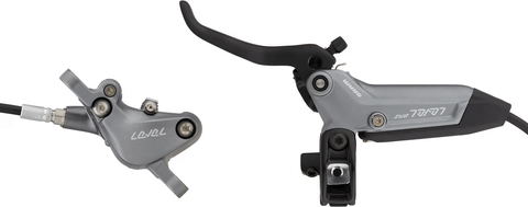 Тормоз SRAM Level Bronze Stealth, 2 поршня, гидролиния 950мм, серый C1, передний фото