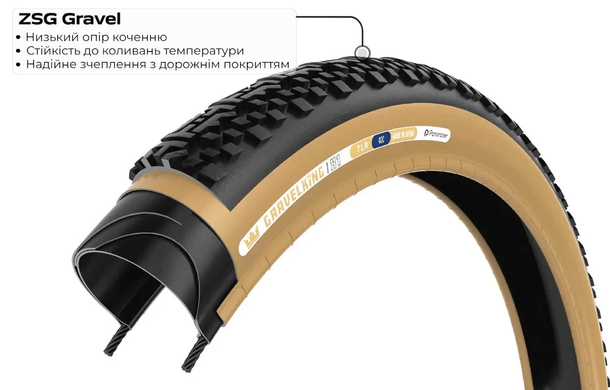 Покрышка 28" Panaracer Gravelking SS (Gen 2) 700x45C black