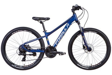 Велосипед 26" Formula F-1 HDD (2022) dark blue фото